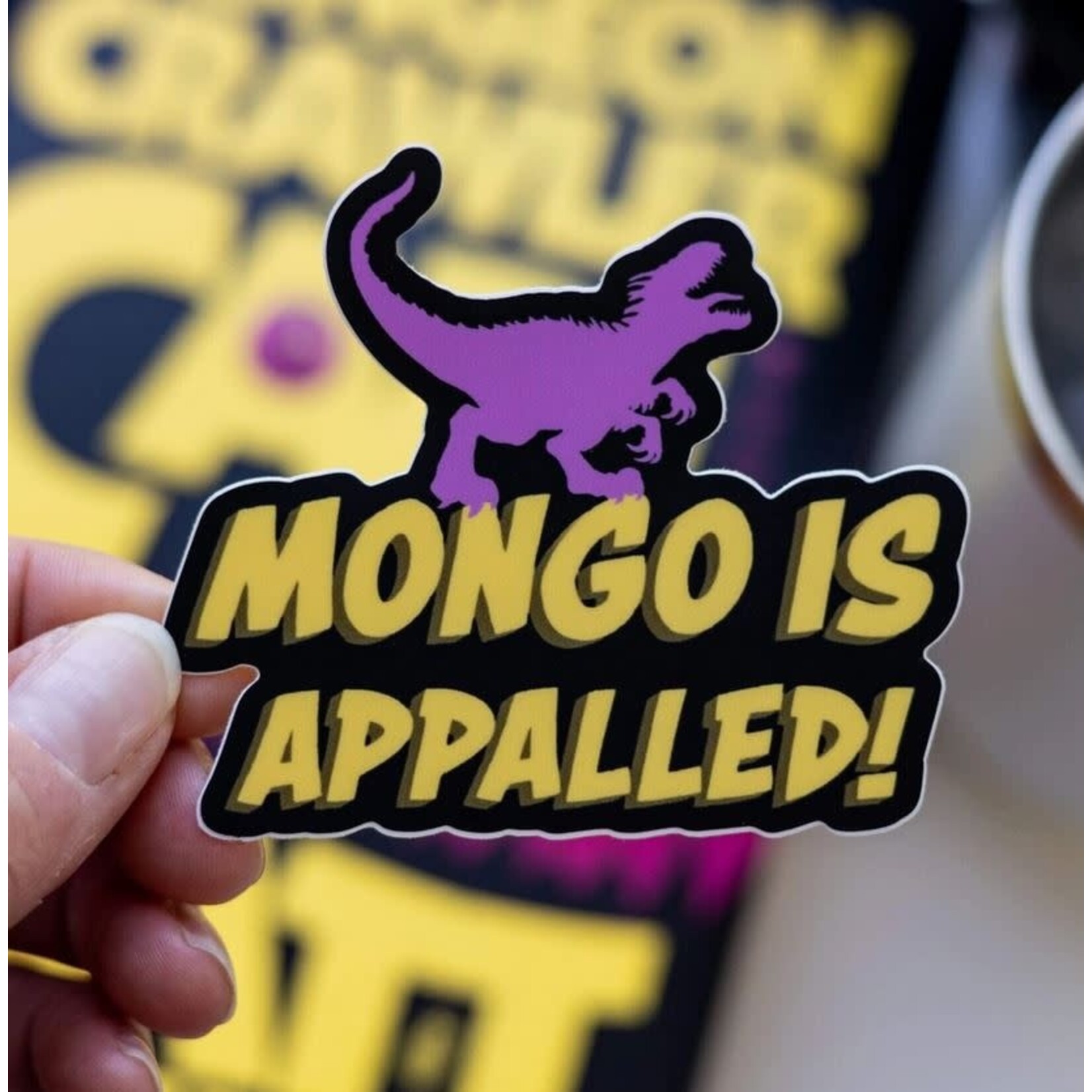 Kingdom of Threads Sticker - Dungeon Crawler Carl - Mongo Is Appalled