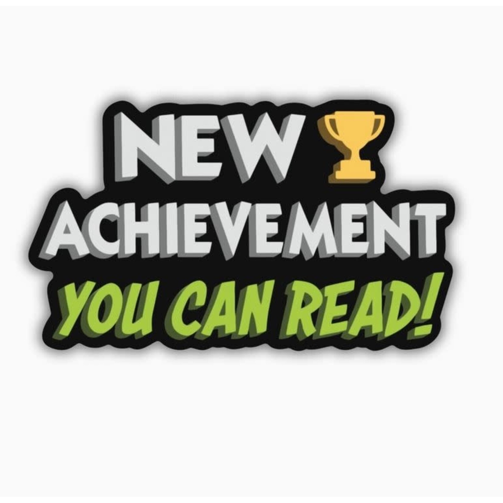 Kingdom of Threads Sticker - Dungeon Crawler Carl - New Achievement: You Can Read