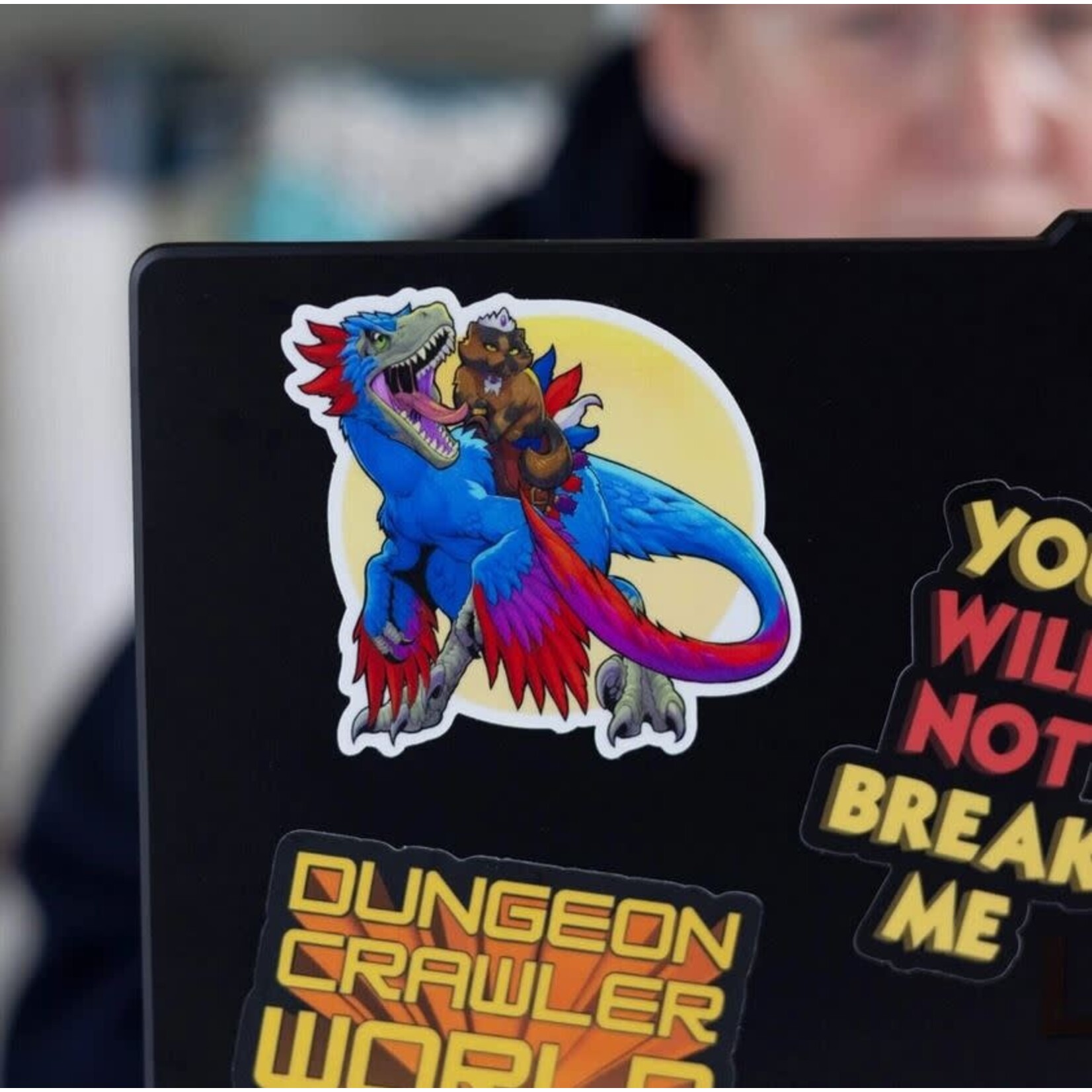 Kingdom of Threads Sticker - Dungeon Crawler Carl - Princess Donut and Mongo