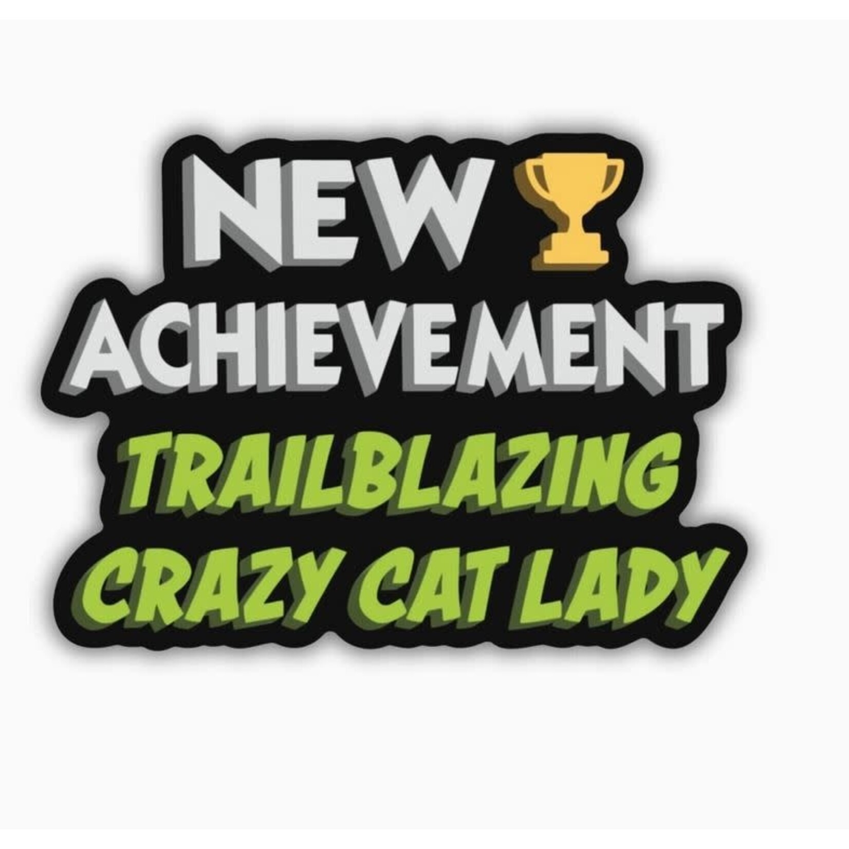 Kingdom of Threads Sticker - Dungeon Crawler Carl - Trailblazing Crazy Cat Lady
