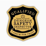 Kingdom of Threads Sticker - Dungeon Safety Inspector