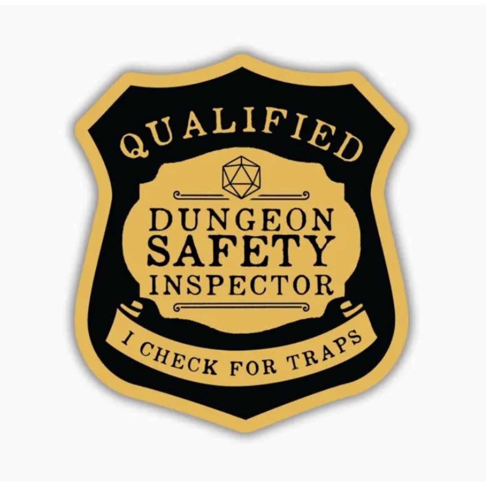 Kingdom of Threads Sticker - Dungeon Safety Inspector
