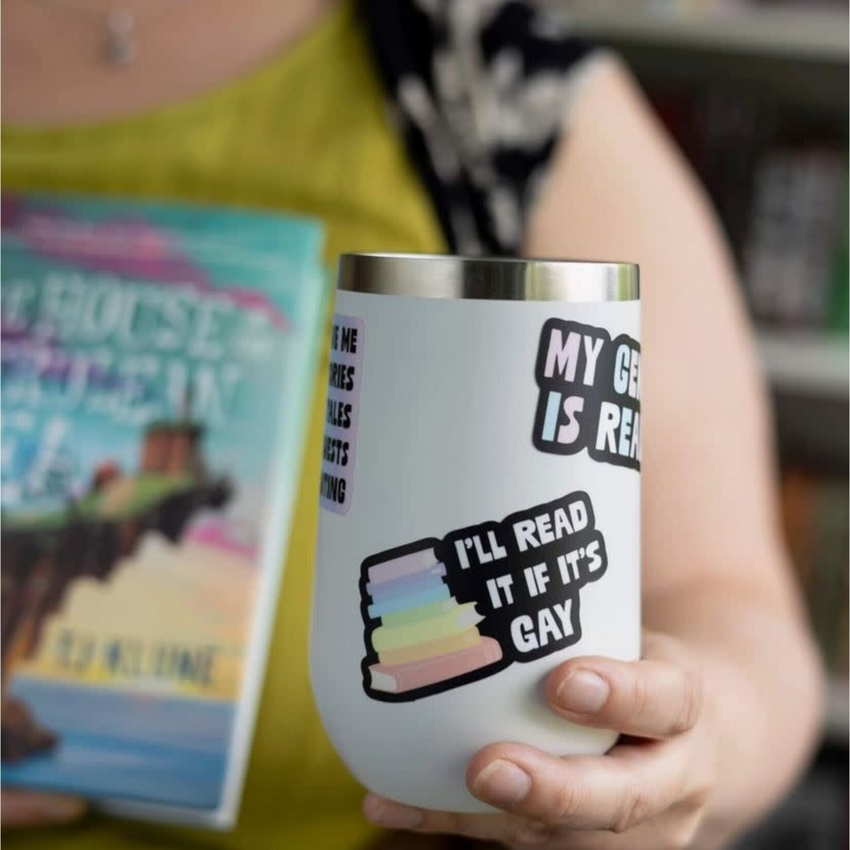 Kingdom of Threads Sticker - I'll Read It If It's Gay