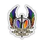 Kingdom of Threads Sticker - Stand Strong Together - Pride