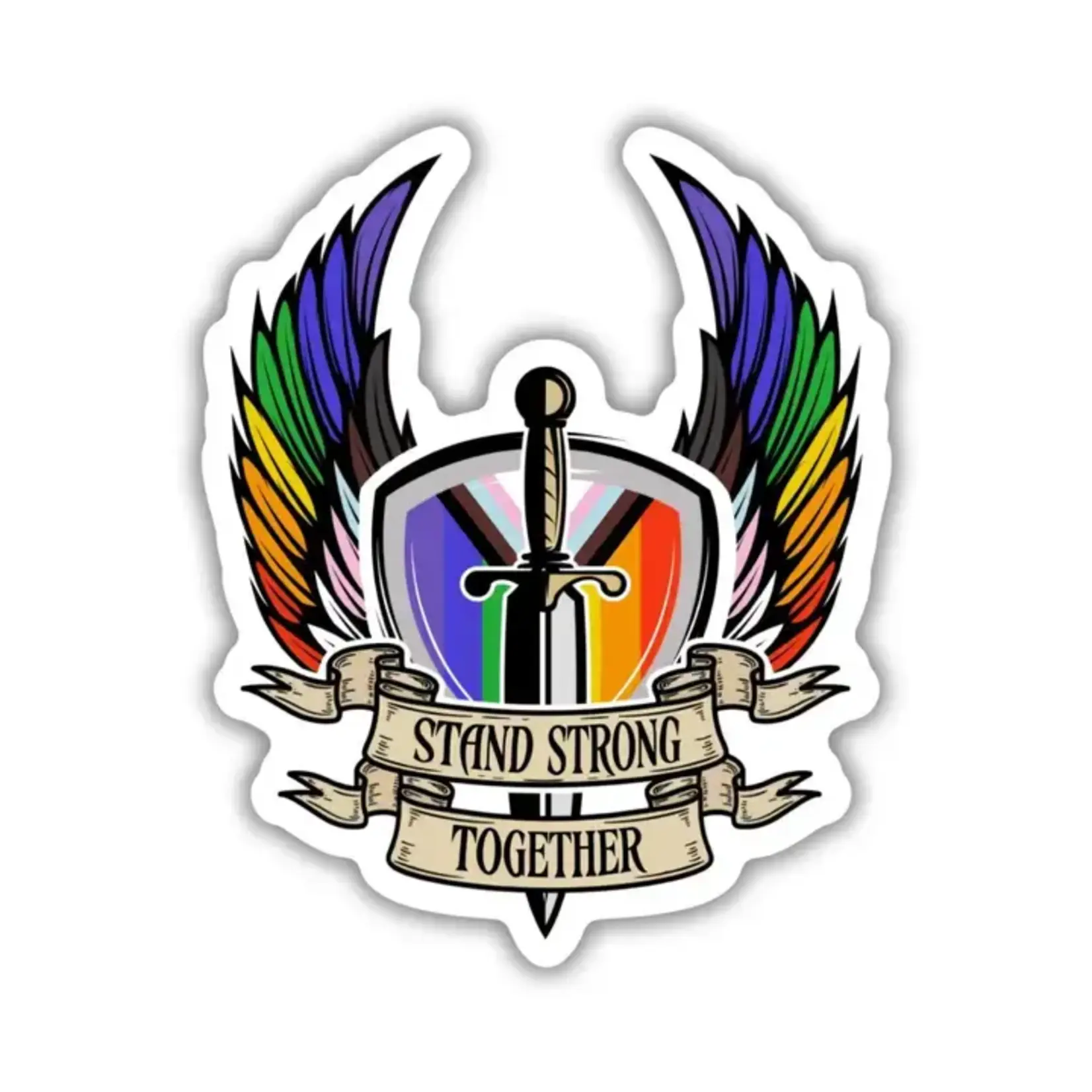 Kingdom of Threads Sticker - Stand Strong Together - Pride