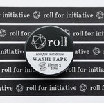 Kingdom of Threads Washi Tape - Roll for Initiative