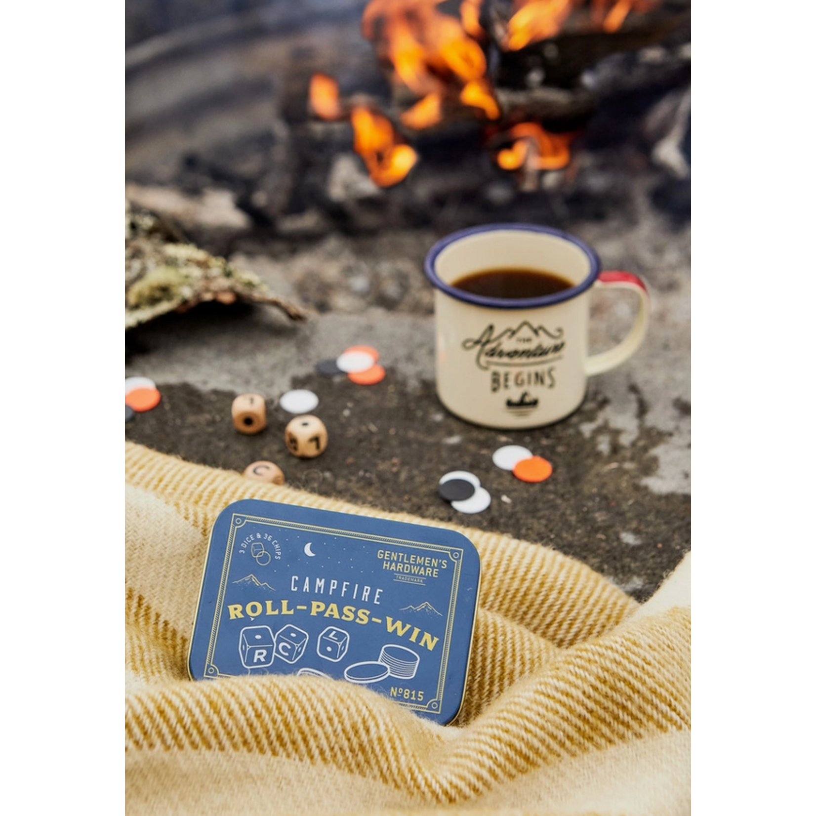 Gentlemen's Hardware Campfire Roll, Pass, Win