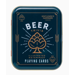 Gentlemen's Hardware Playing Cards - Beer Triva