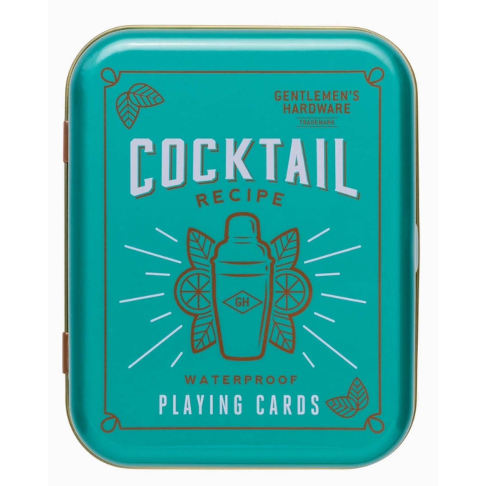 Gentlemen's Hardware Playing Cards - Cocktail Recipe