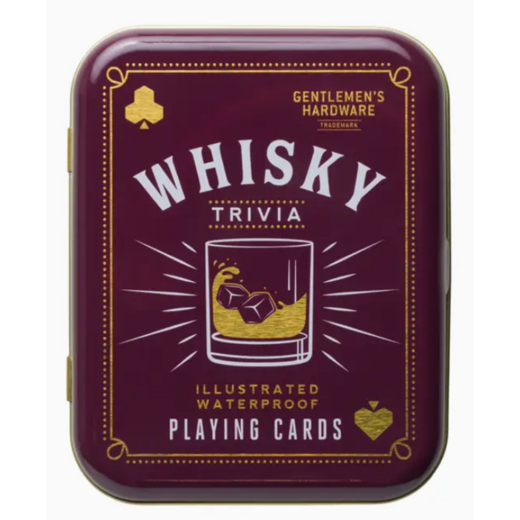 Gentlemen's Hardware Playing Cards - Whisky Trivia