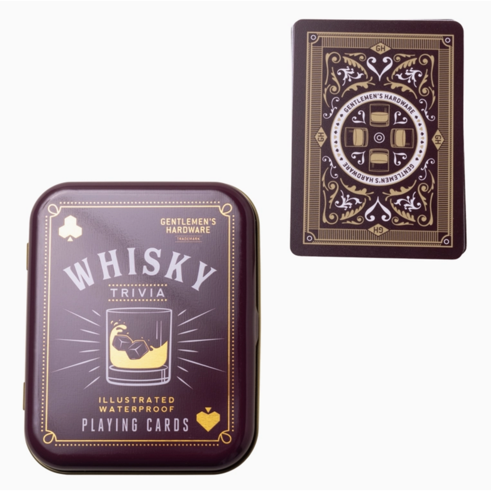 Gentlemen's Hardware Playing Cards - Whisky Trivia