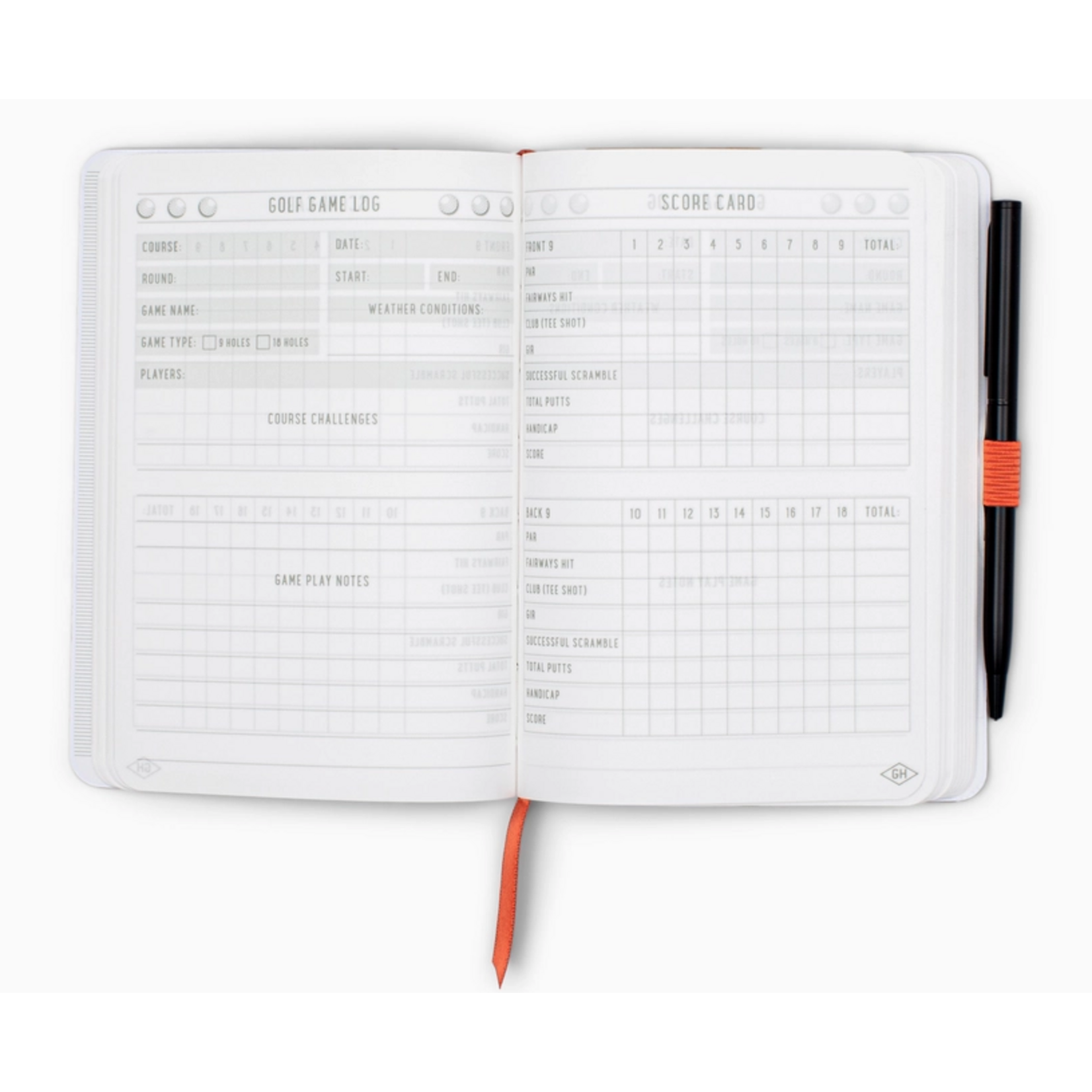 Gentlemen's Hardware Waterproof Golf Notebook
