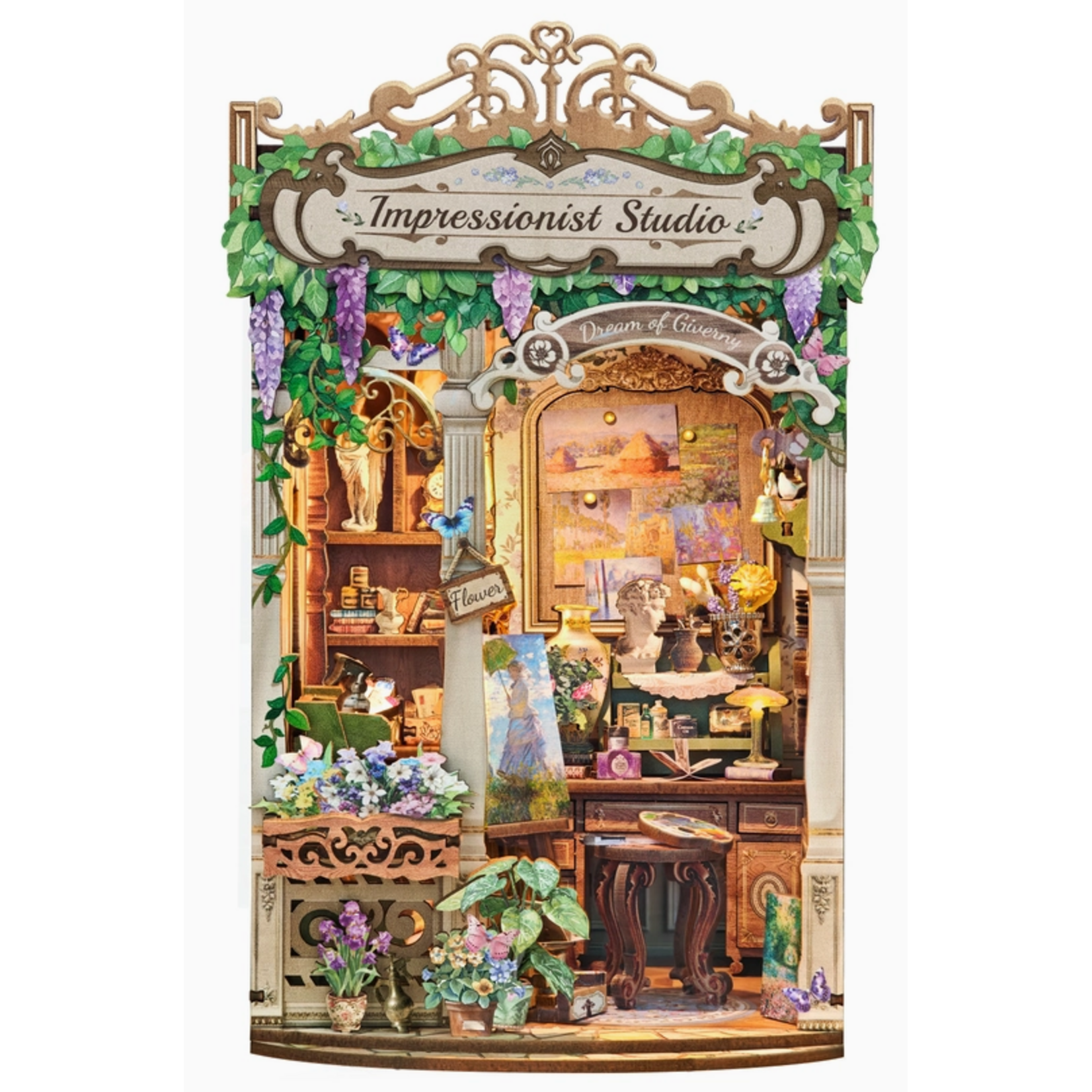 Book Nook Kit - Impressionist Studio