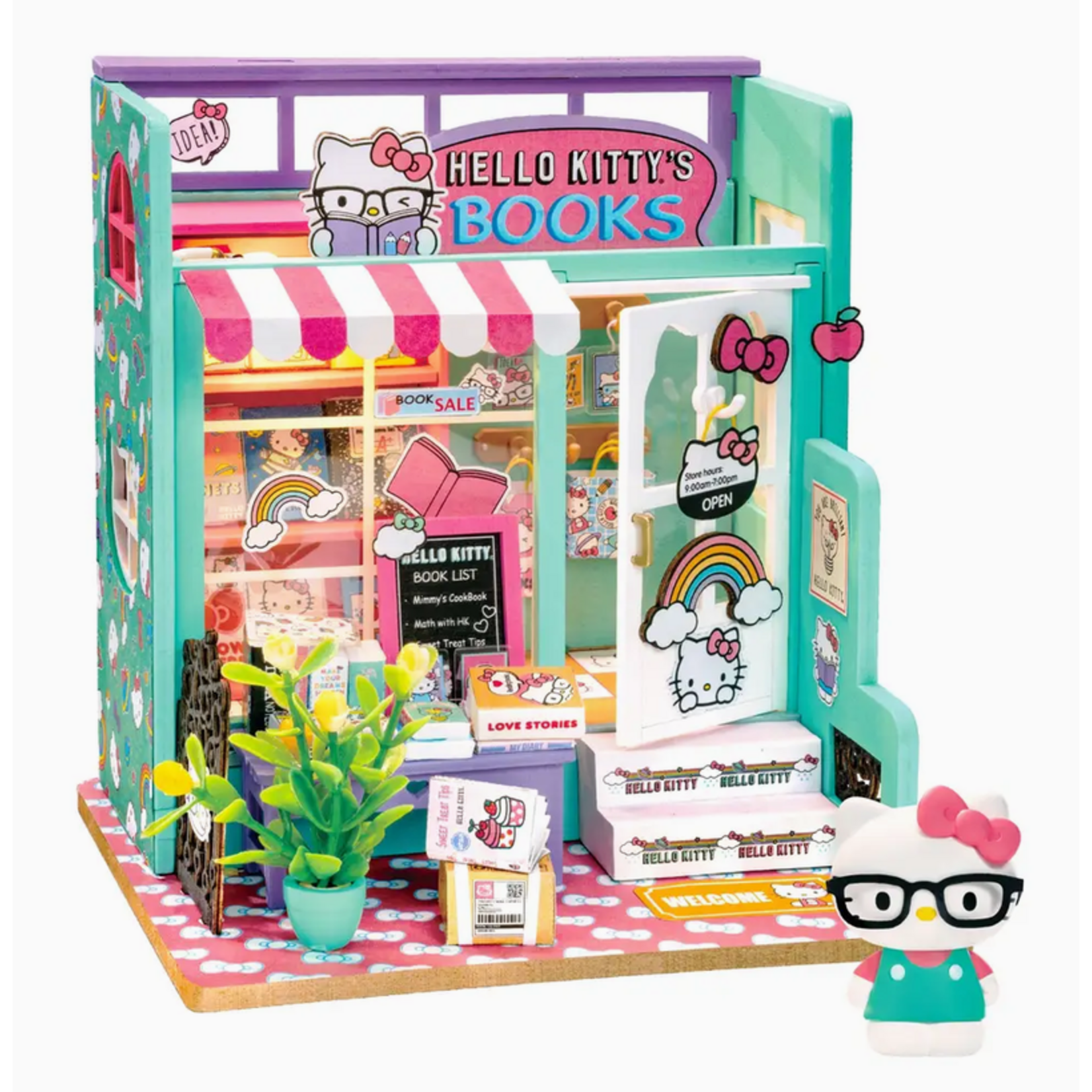 Miniature House Kit - Hello Kitty Bookstore