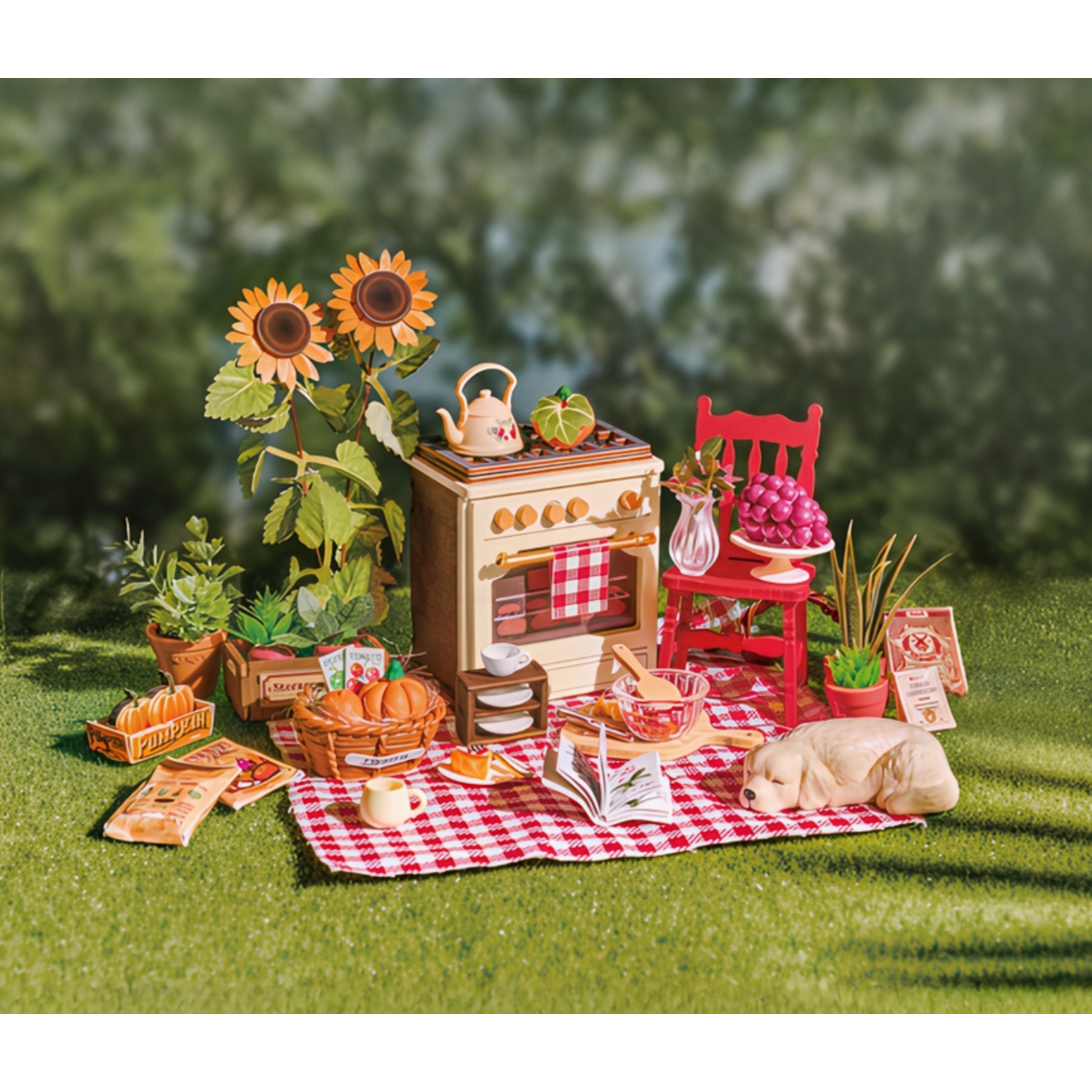 Miniature House Kit - Sunlit Farmhouse Kitchen
