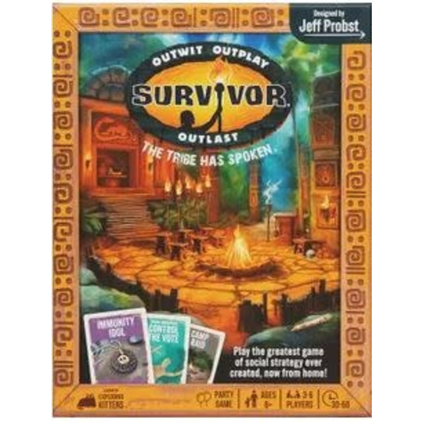 #10375 Survivor: Board Game Dragon Cache USed Game