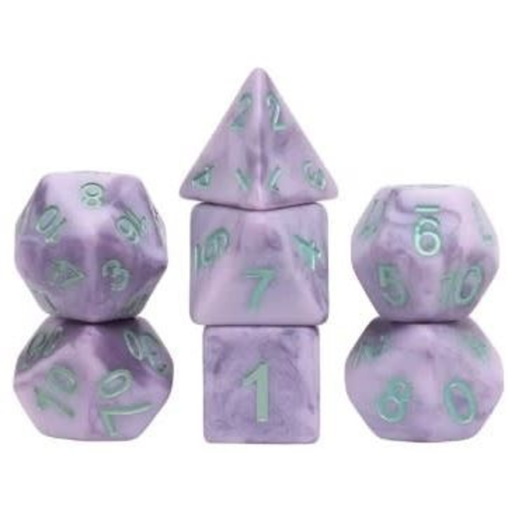 HD Frosted Matte Dice: Ancient Ballad | 7 Die Resin Polyhedral Set