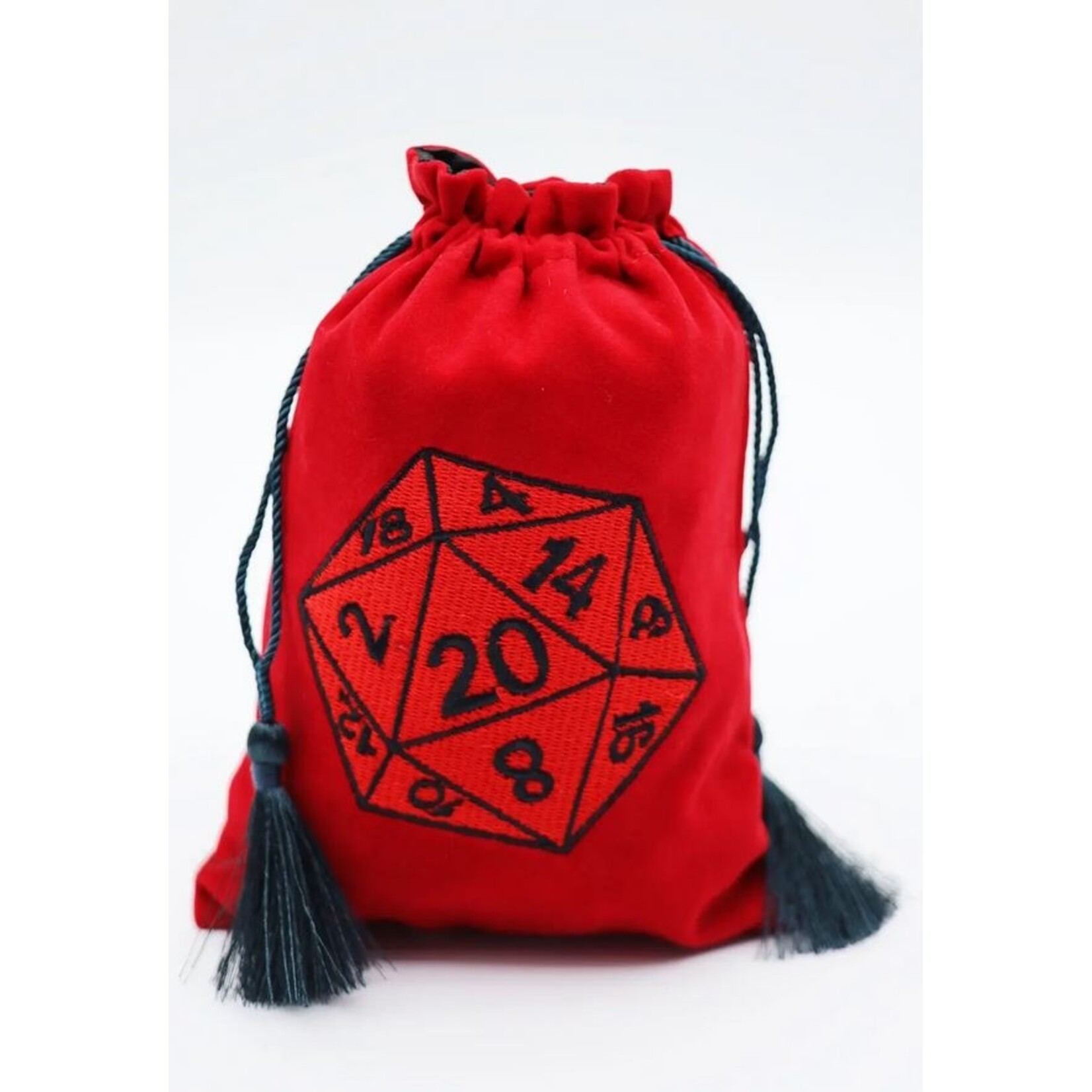 Dice Bag - Red D20