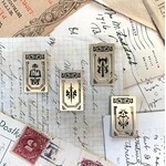 The Creeping Moon Bookmark - Brass Page Markers - Set of 4