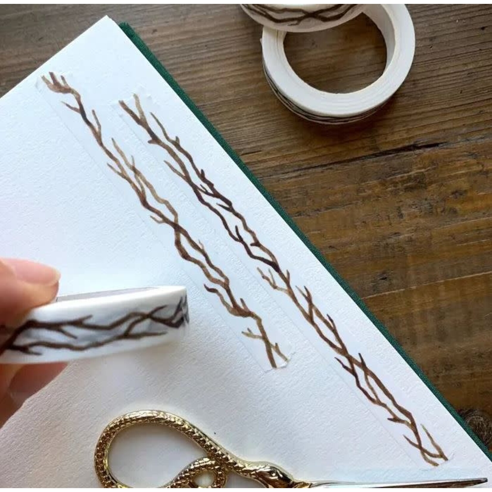 The Creeping Moon Washi Tape - Branches - 10 mm