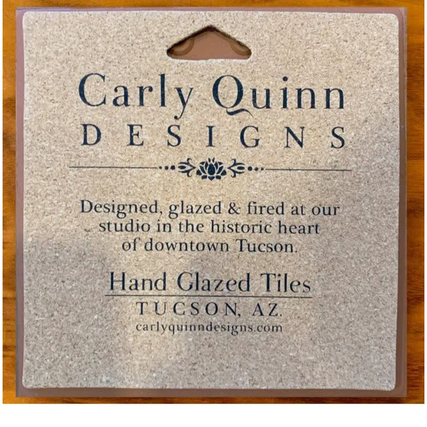 Carly Quinn Designs Art Tile - Dragonflies on Silver
