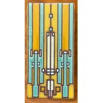 Carly Quinn Designs Art Tile - Frank Lloyd Wright - Coonley House - 3x6