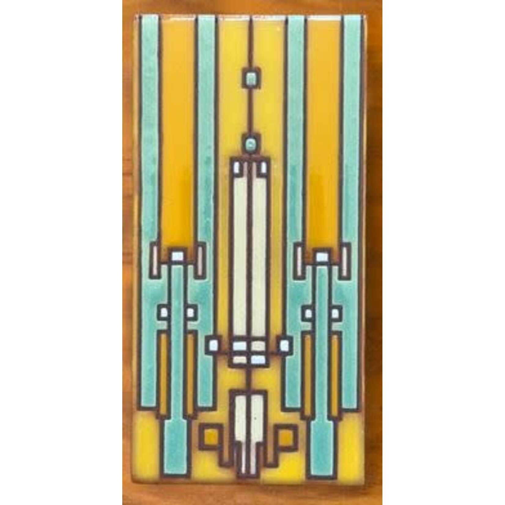Carly Quinn Designs Art Tile - Frank Lloyd Wright - Coonley House - 3x6