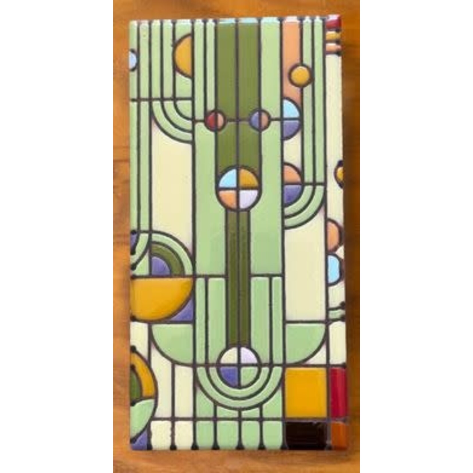 Carly Quinn Designs Art Tile - Frank Lloyd Wright - Saguaro Forms - 3x6