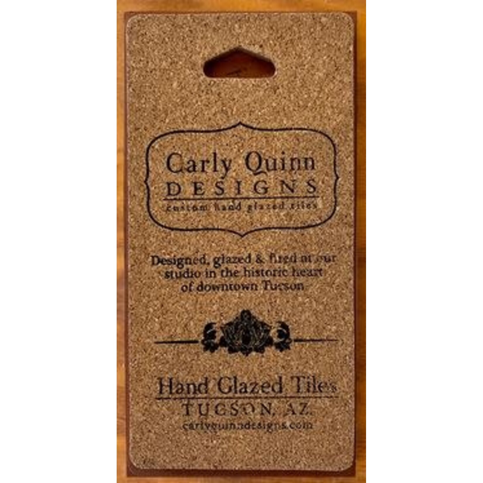 Carly Quinn Designs Art Tile - Frank Lloyd Wright - Saguaro Forms - 3x6