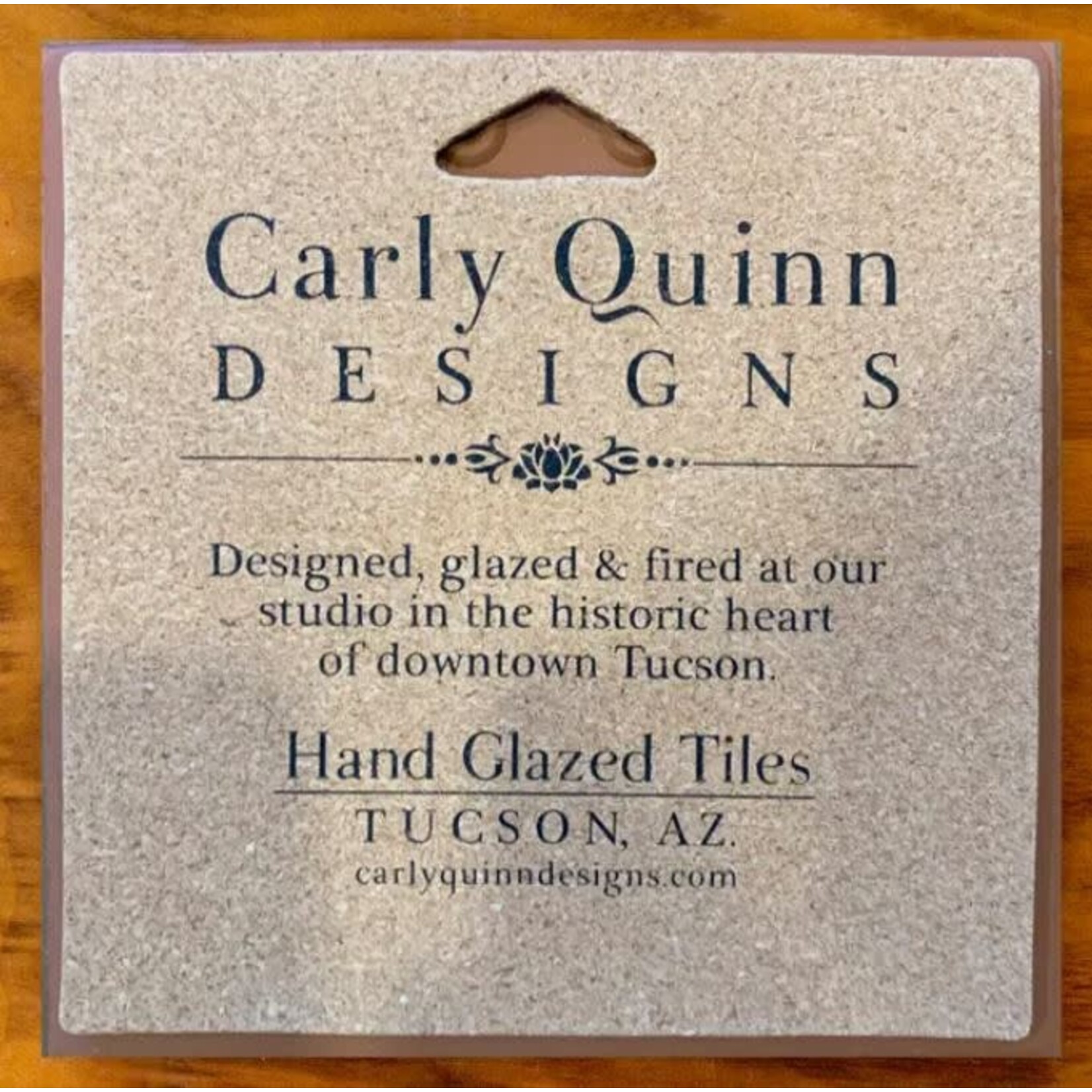 Carly Quinn Designs Art Tile - Frank Lloyd Wright - Saguaro Forms - 6x6