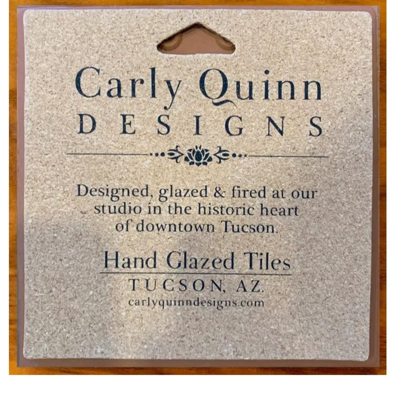 Carly Quinn Designs Art Tile - Guitar