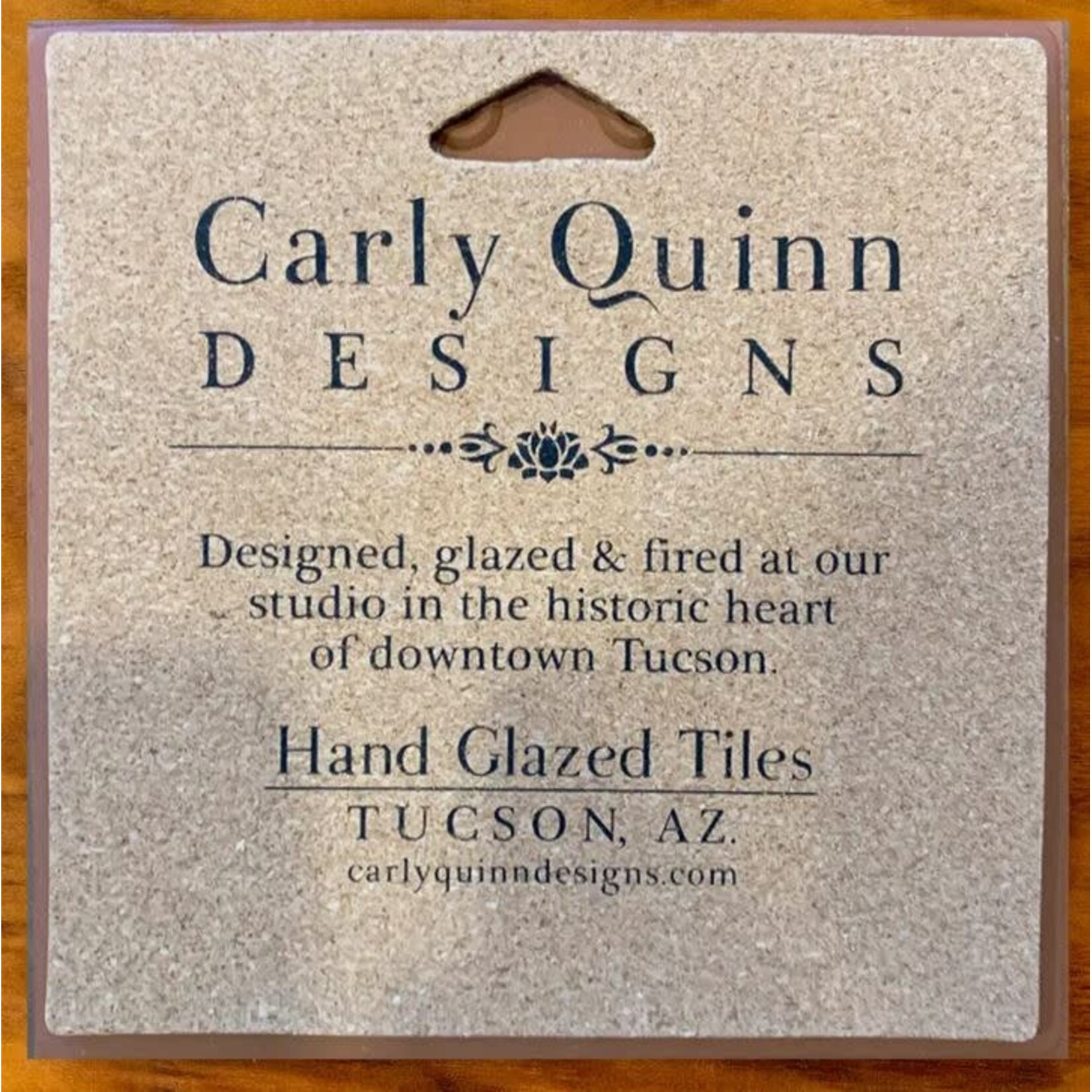 Carly Quinn Designs Art Tile - New Mexico Love - Rainbow
