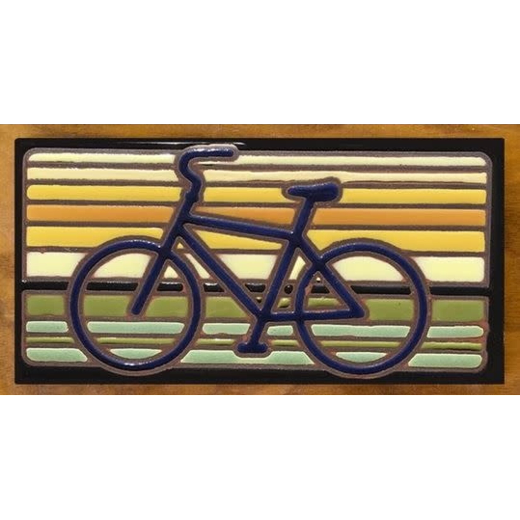 Carly Quinn Designs Art Tile - Retro Bicycle
