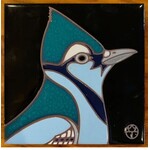 Carly Quinn Designs Art Tile - Wil Taylor - Bluejay