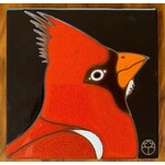 Carly Quinn Designs Art Tile - Wil Taylor - Cardinal