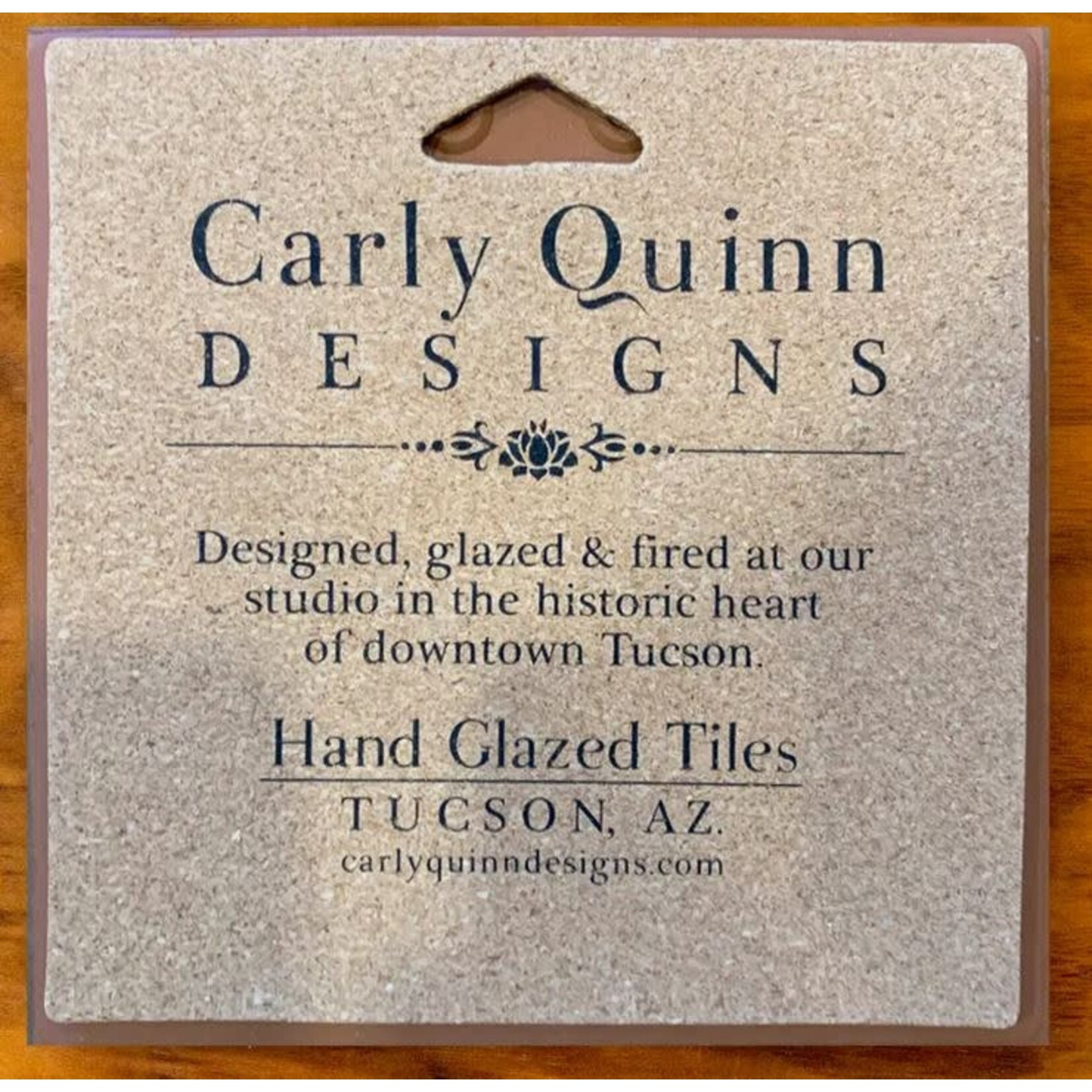 Carly Quinn Designs Art Tile - Wil Taylor - Finger Leaf Gourd
