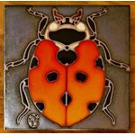 Carly Quinn Designs Art Tile - Wil Taylor - Lady Bug