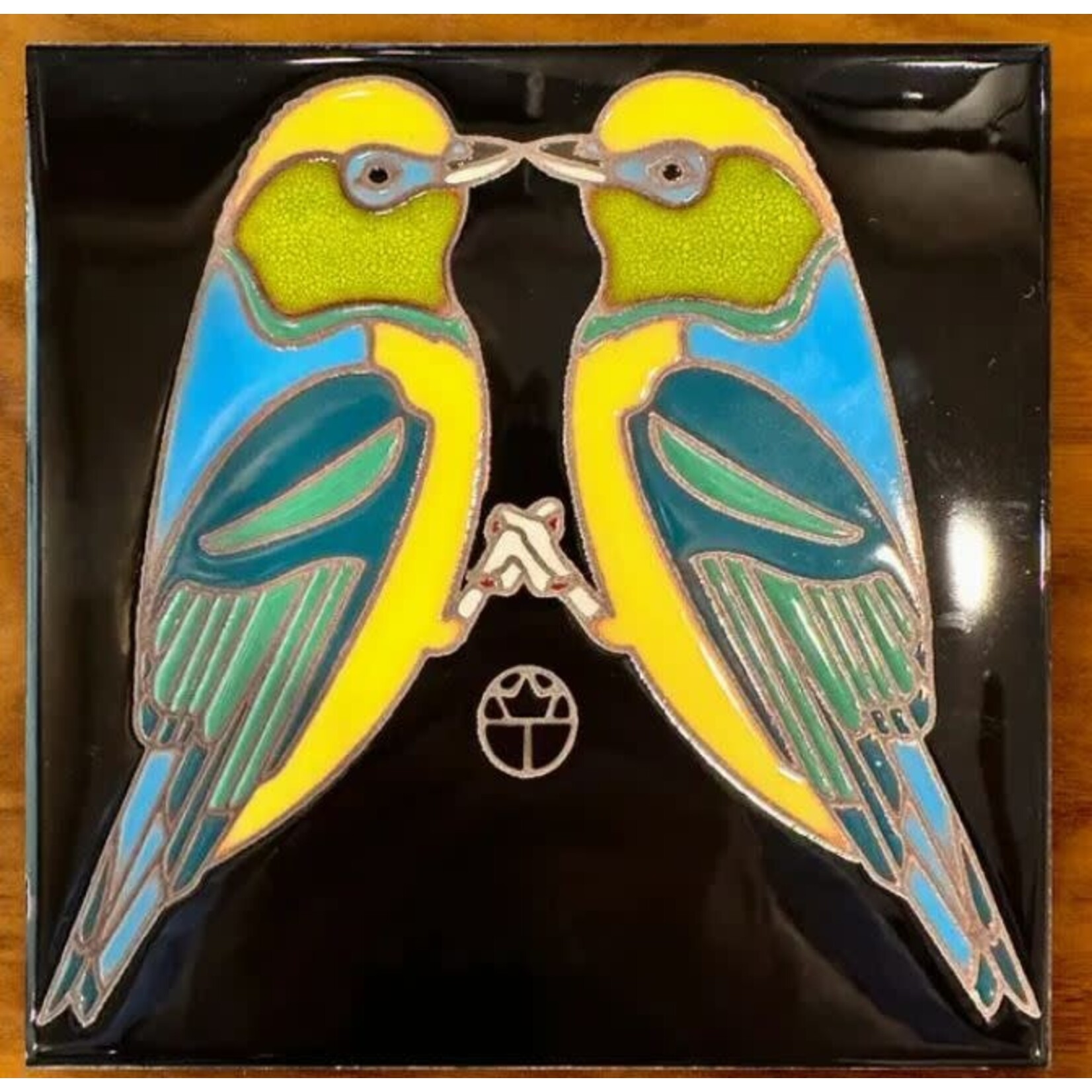Carly Quinn Designs Art Tile - Wil Taylor - Lovebirds