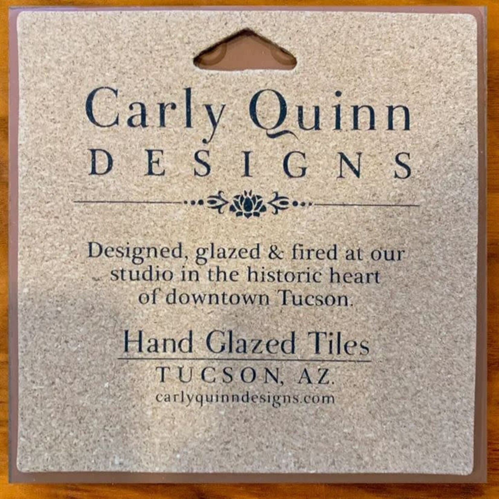 Carly Quinn Designs Art Tile - Wil Taylor - Saguaro Cactus Bloom
