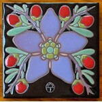 Carly Quinn Designs Art Tile - Wil Taylor - Wolfberry