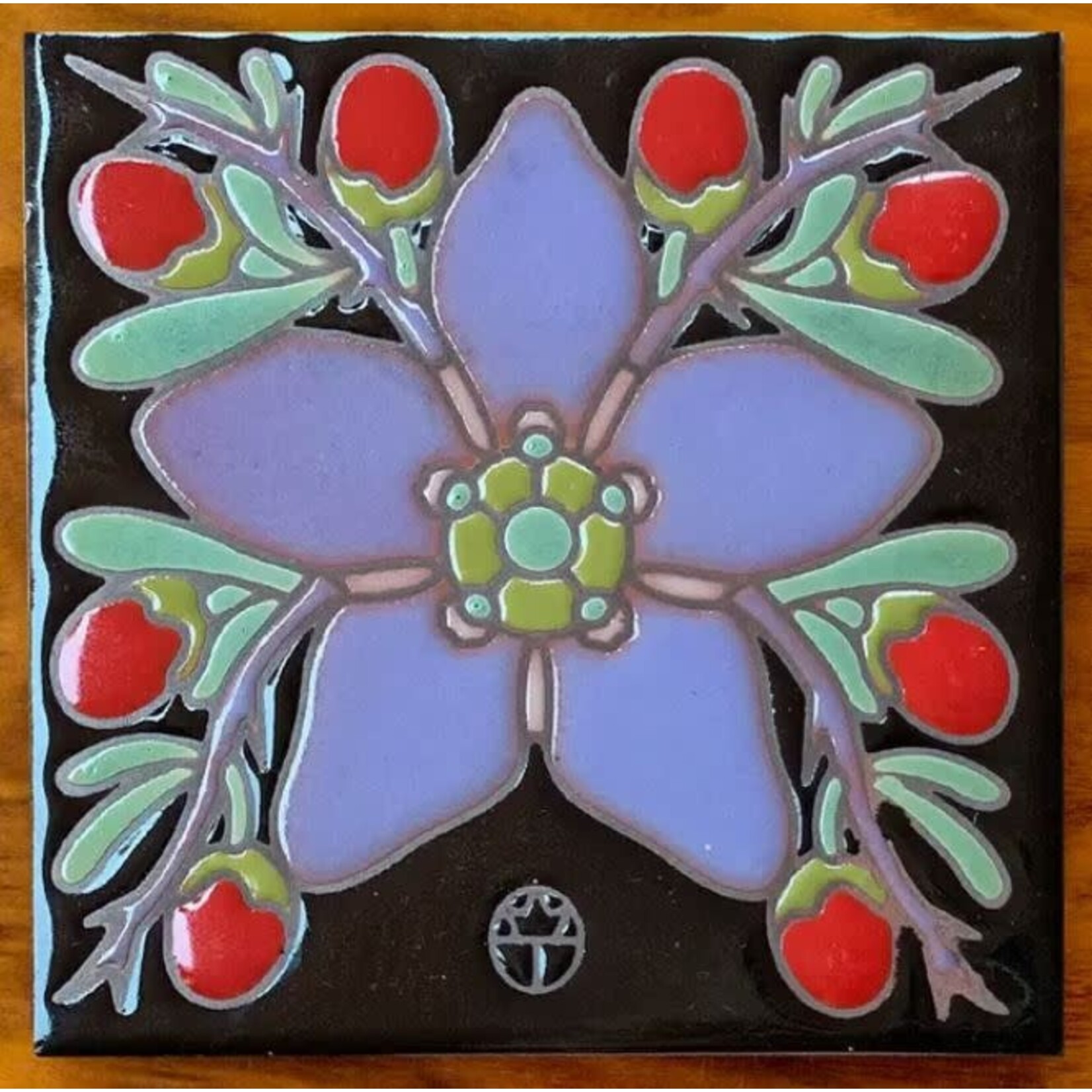 Carly Quinn Designs Art Tile - Wil Taylor - Wolfberry