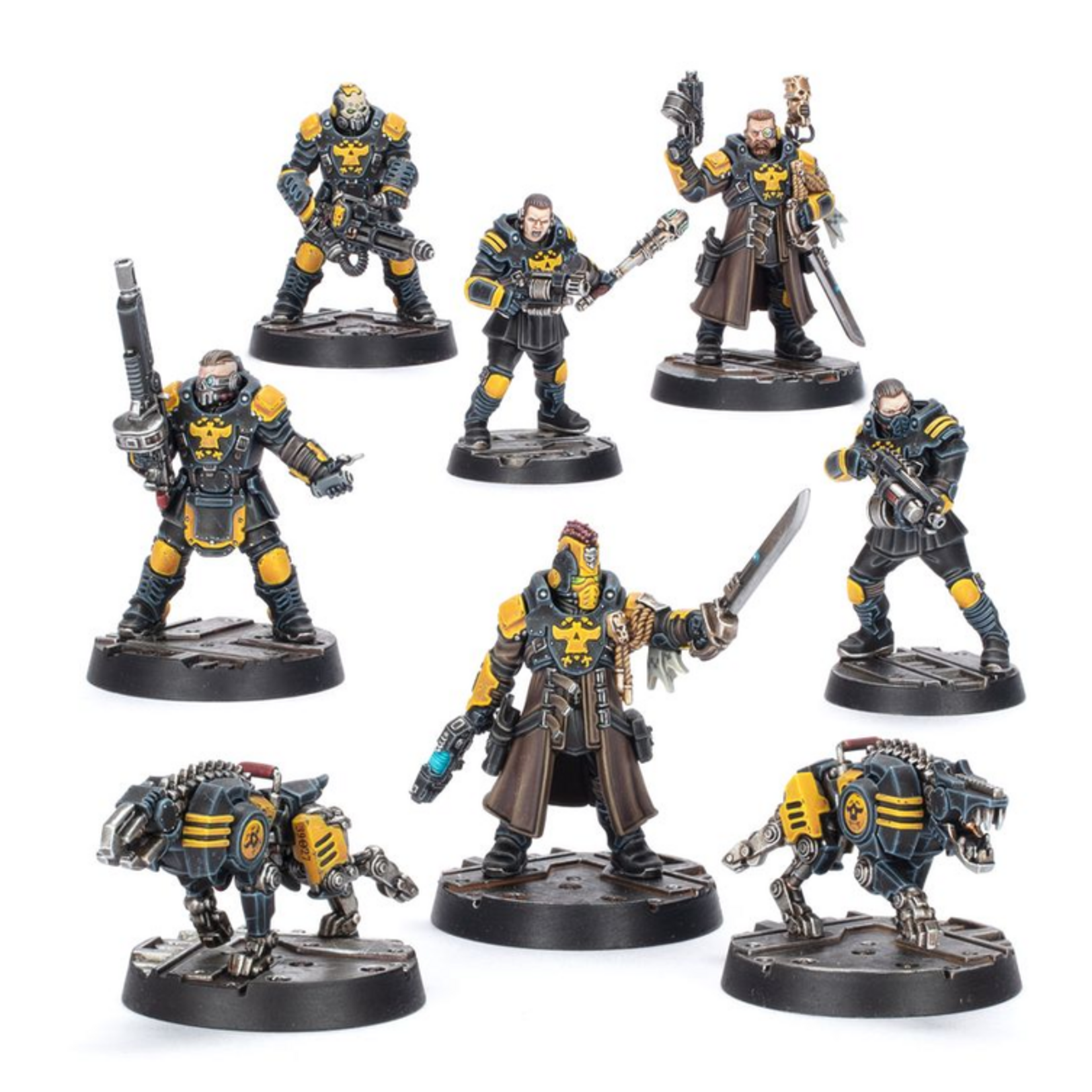 Necromunda: Palanite Enforcer Captains and Sergeants