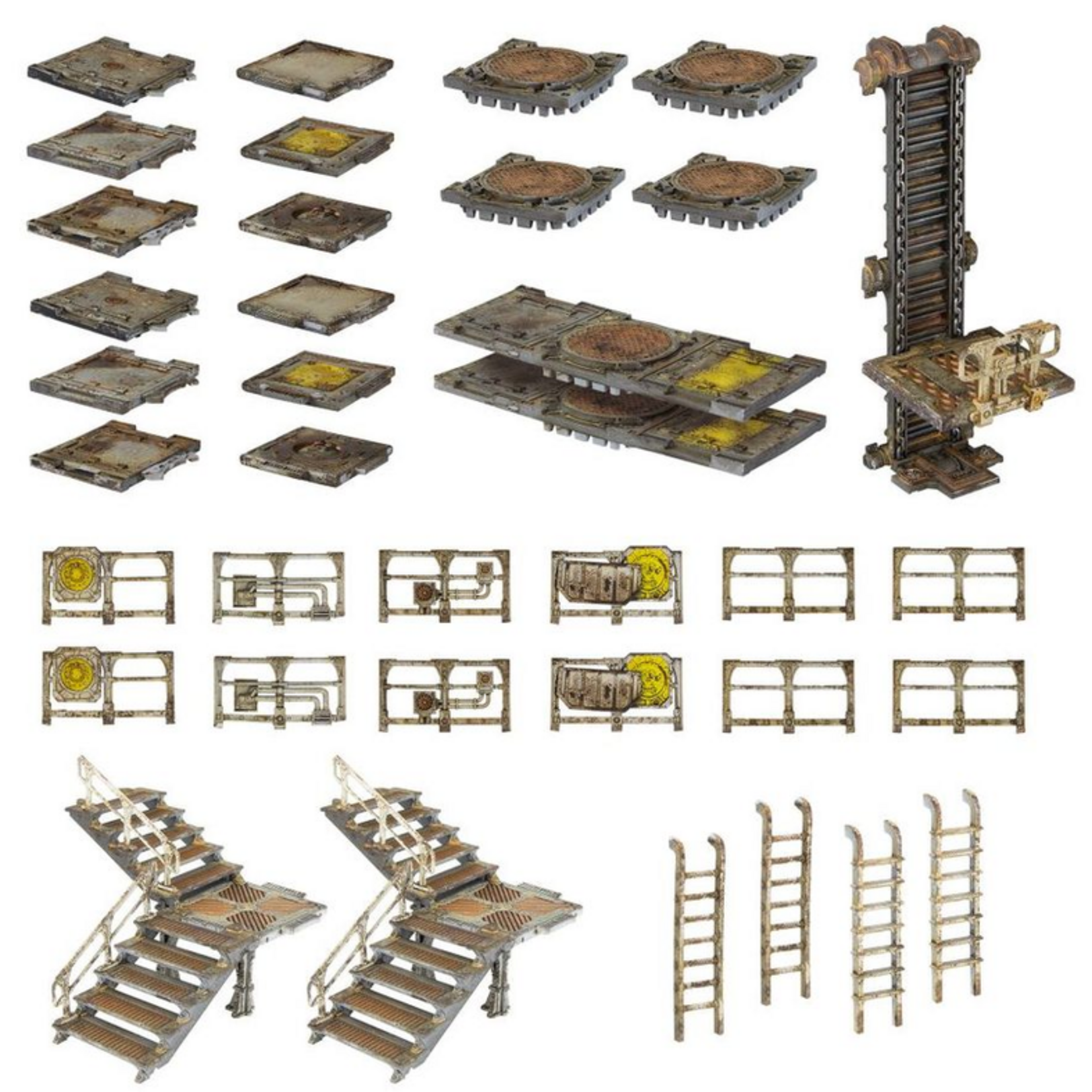 Necromunda: Zone Mortalis Platforms and Stairs