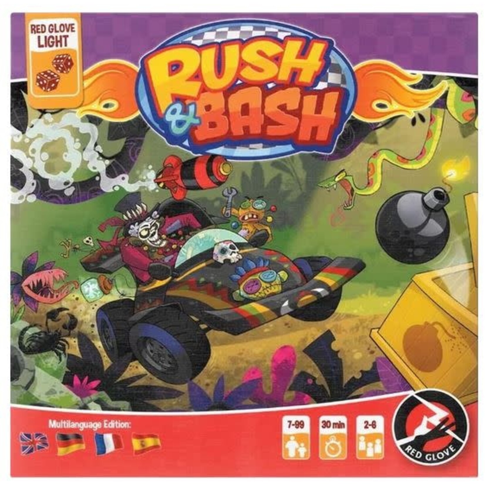 #10350 Rush & Bash + Winter is Now Expansion Dragon Cache Used Game