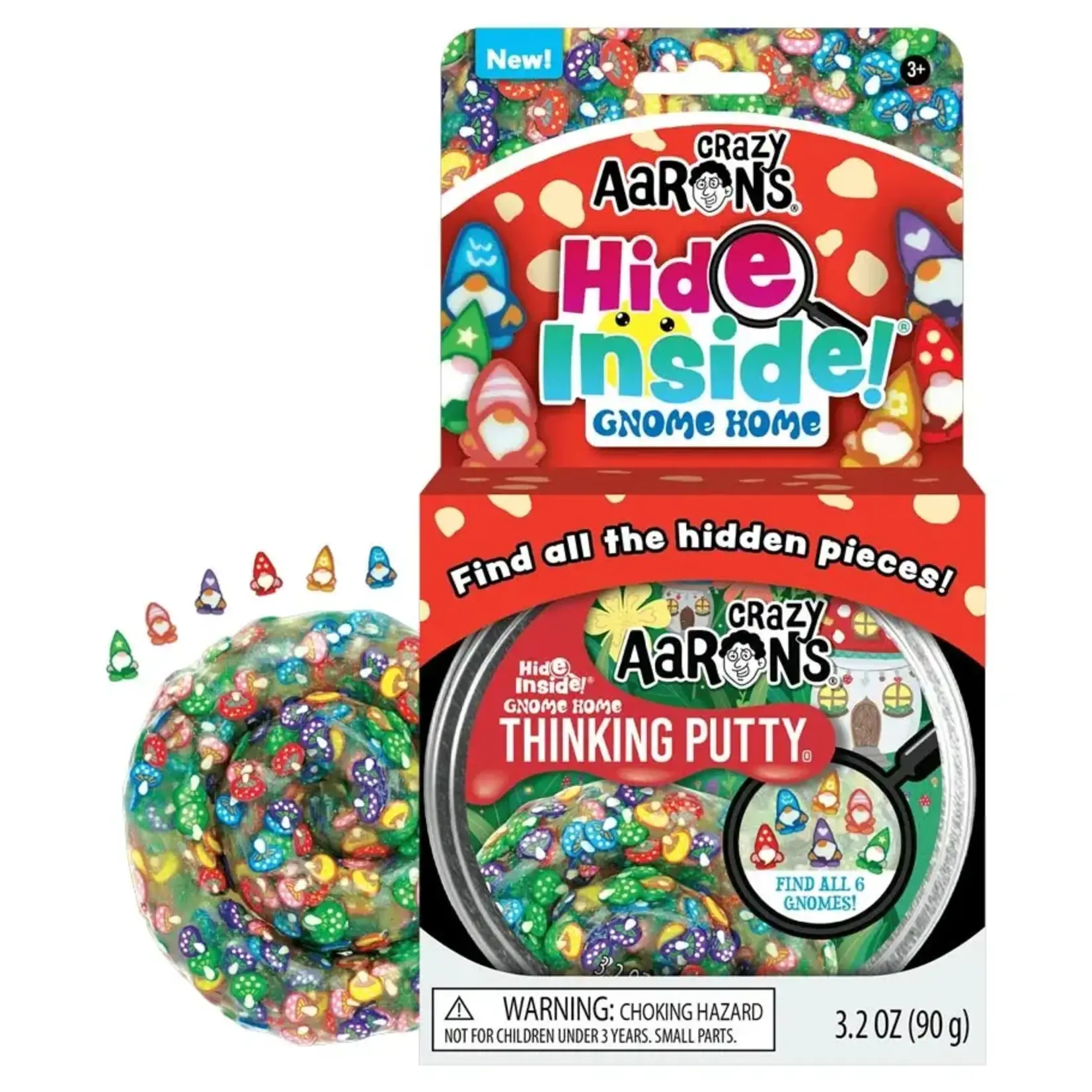 Crazy Aaron's Crazy Aaron's Thinking Putty: Hide Inside - Gnome Home