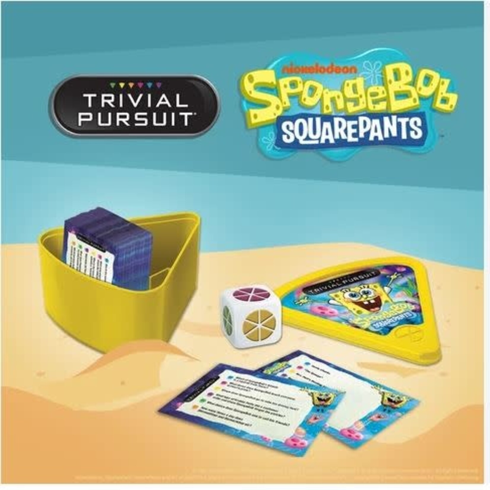 #10324 Trivial Pursuit: Spongebob Edition Dragon Cache USed Game