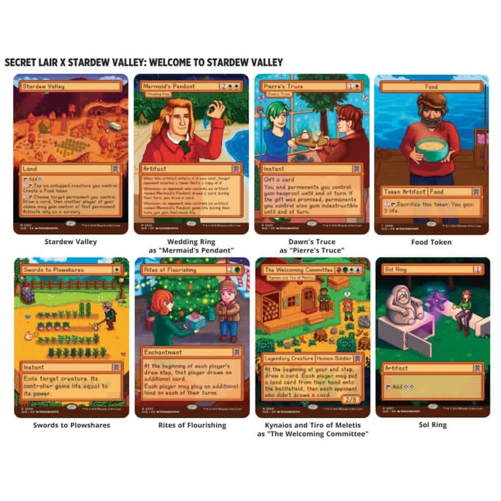 MTG: Secret Lair Stardew Valley (All Sales Final)