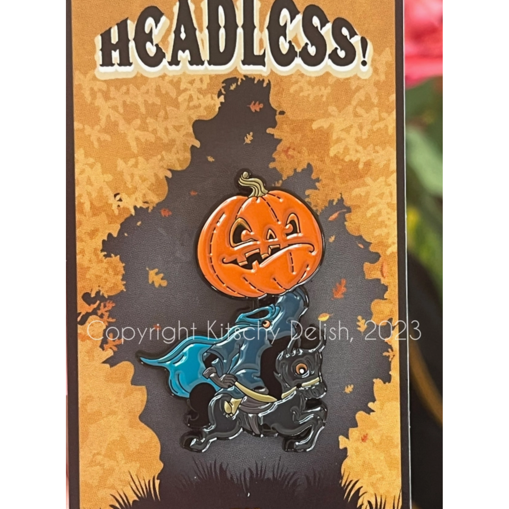 Kitschy Delish Enamel Pin - Headless