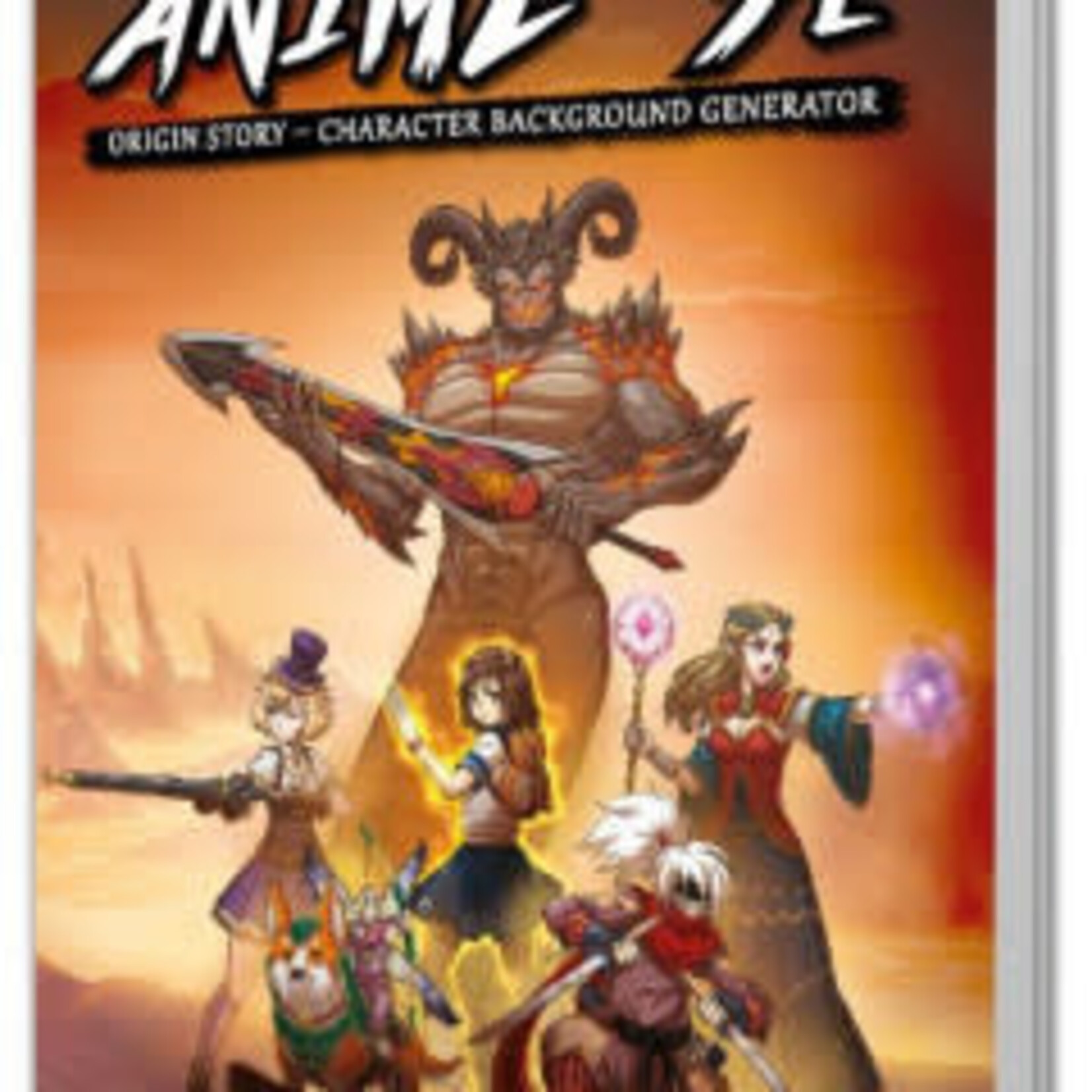 D&D 5E RPG: Anime 5E: Origin Story Dragon Cache Game