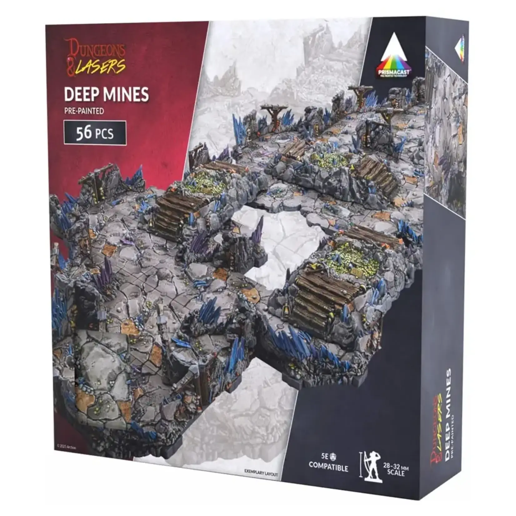 Dungeons & Lasers: Pre-Painted Deep Mines